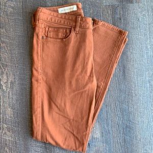 Anthropologie Pilcro Burnt Orange Skinny Jeans